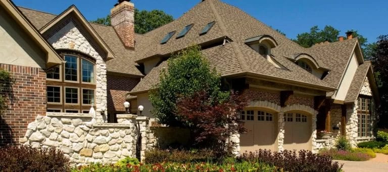 Beautiful Stone Exterior of a Large House