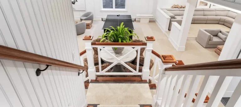 Staircase Leading to Living Room