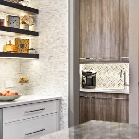 Butler's Pantry with Coffee Station