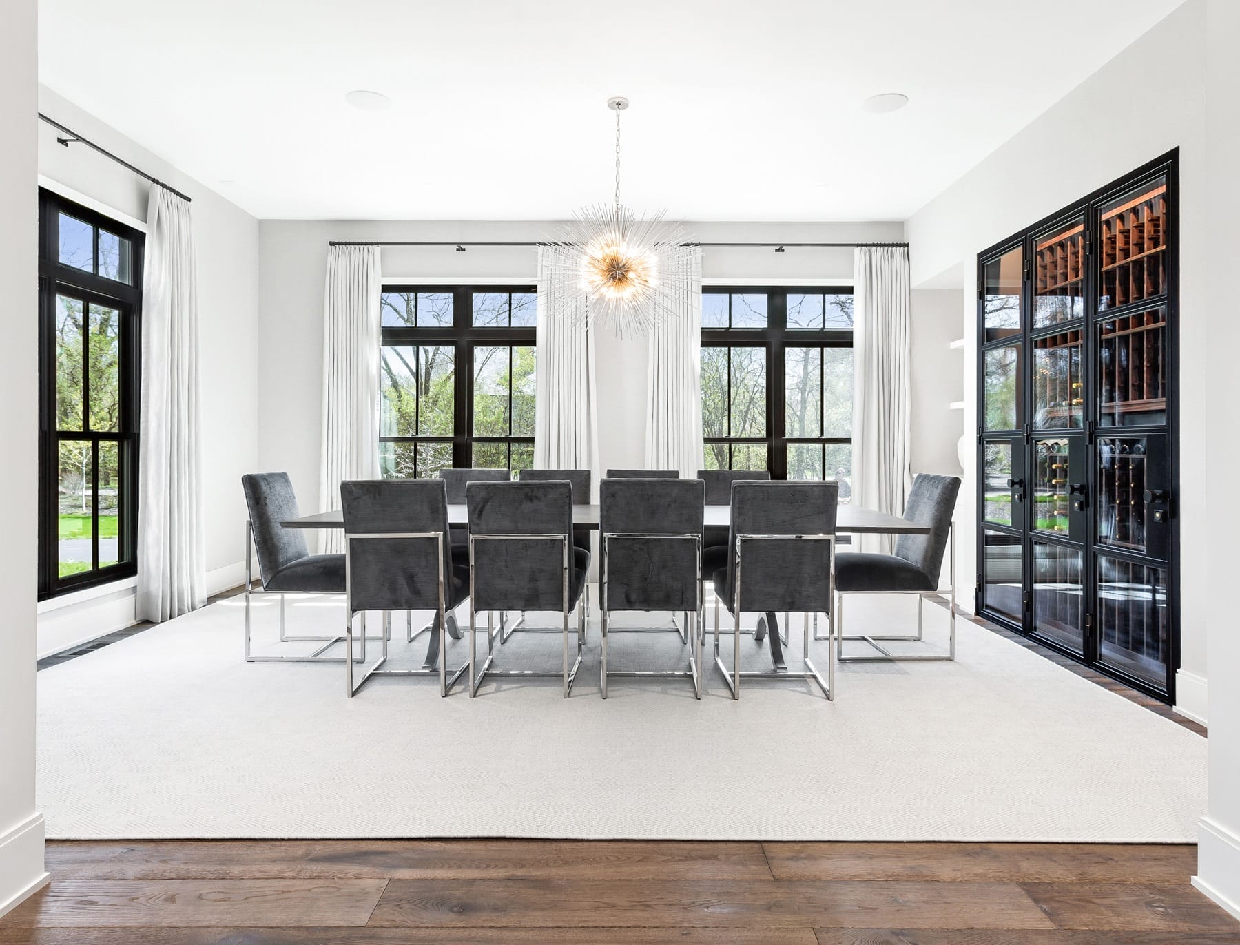 Dining Room Adjacent to Walk in Wine Cellar