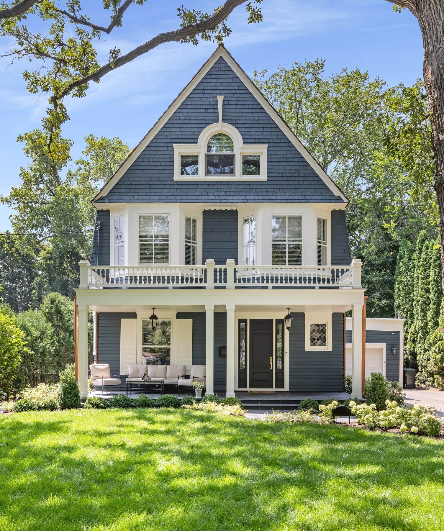 Extended Balcony Above Covered Porch