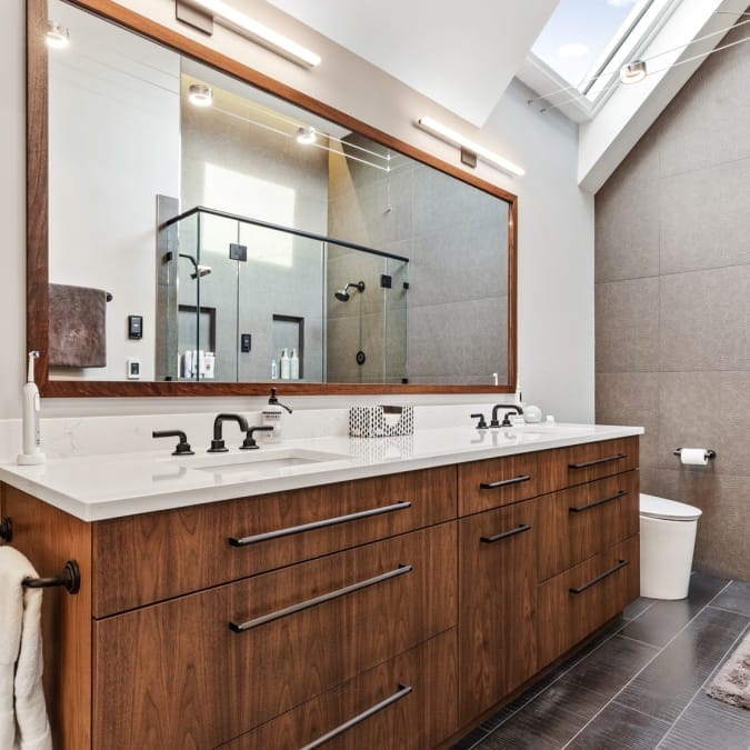 Extra Wide Vanity and Mirror