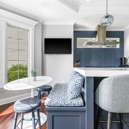 Kitchen Breakfast Nook with Banquette Seating