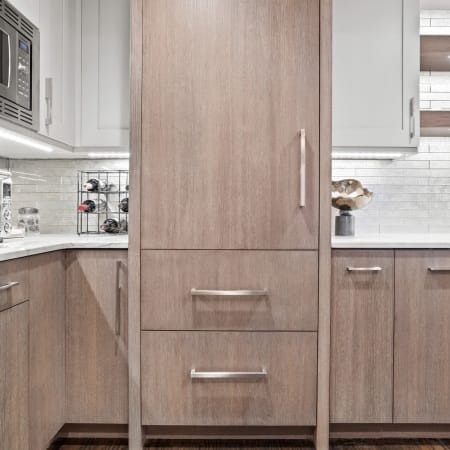 Cabinet Hidden Appliance Panel for Refrigerator