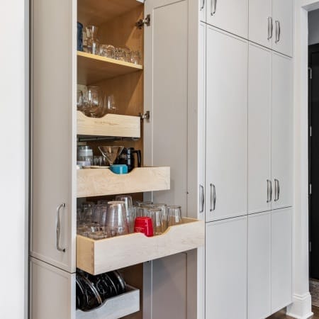 Slow Close, Pull Out Pantry Drawers