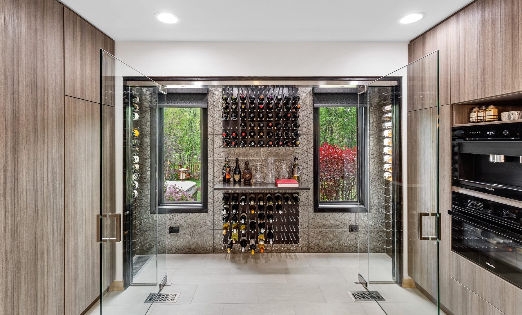 Stunning, Extra Wide Wine Cellar