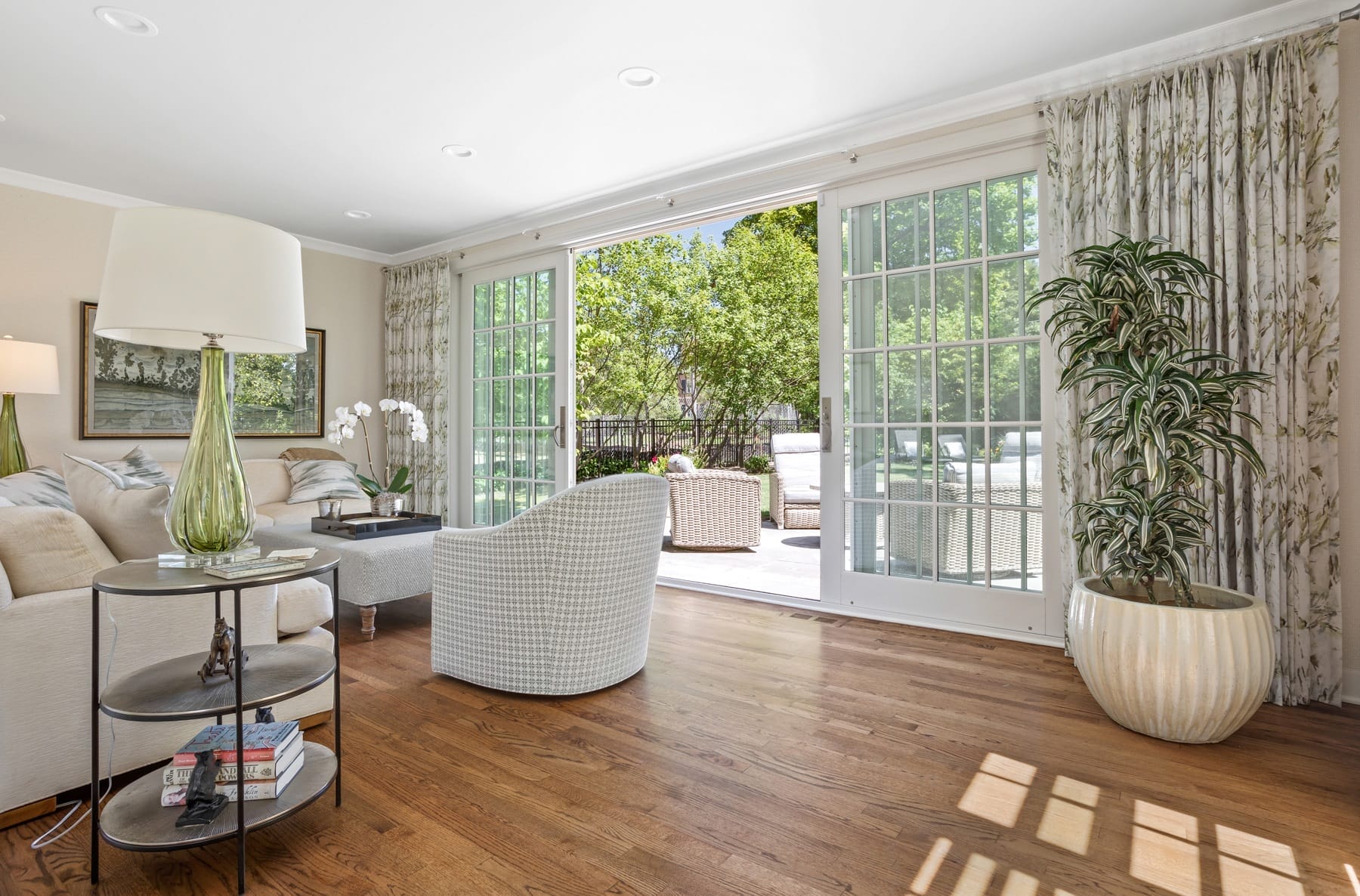 Natural Light Filled Living Room
