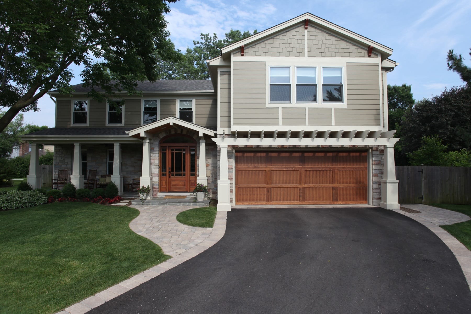 Combination Shake, Siding, and Natural Stone Exterior