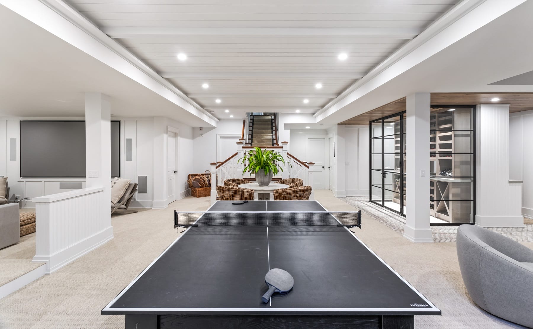 Expansive Basement for Entertaining